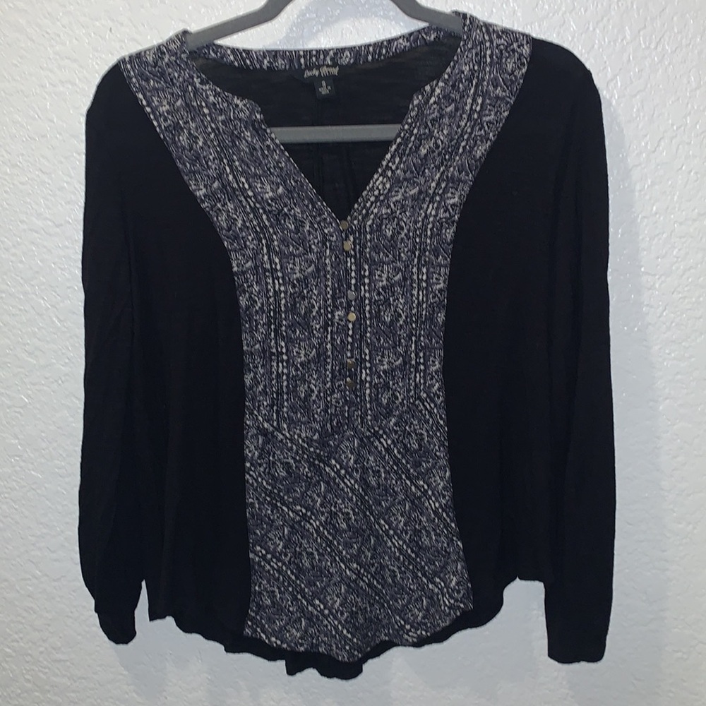 Lucky Brand Blouse with Long Sleeves - Picture 2 of 8